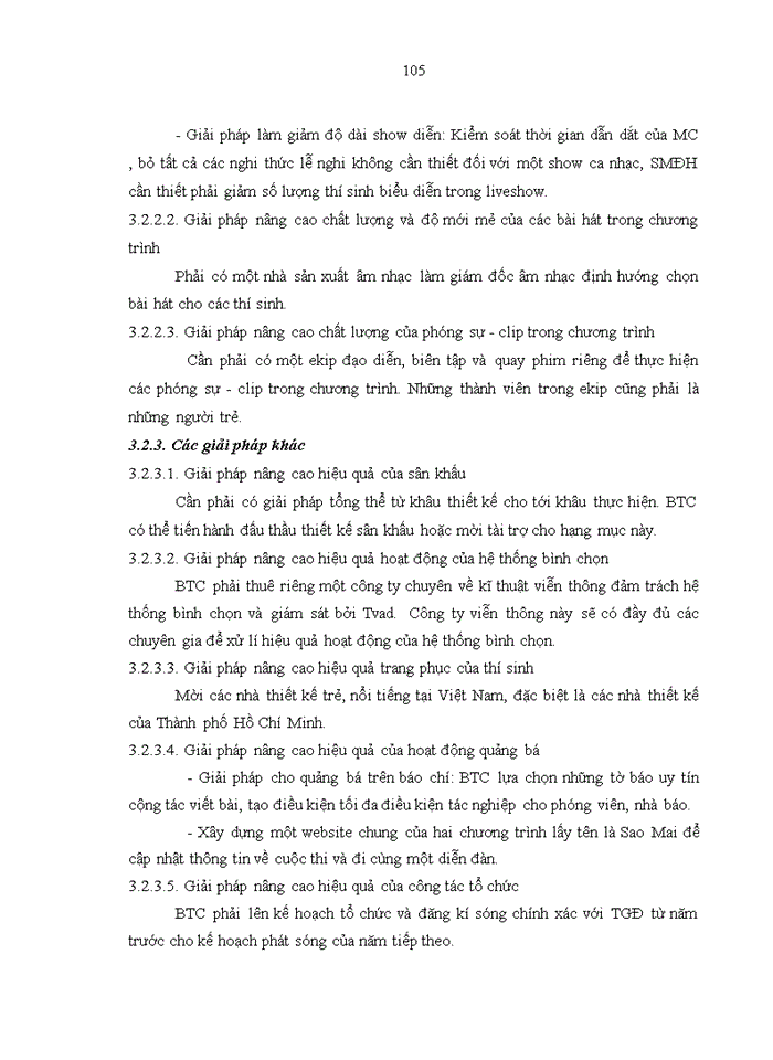 image for page Đánh giá sự hài lòng của khách hàng đối với chương trình Sao Mai và Sao Mai điểm hẹn của Ban Văn nghệ Đài truyền hình Việt Nam