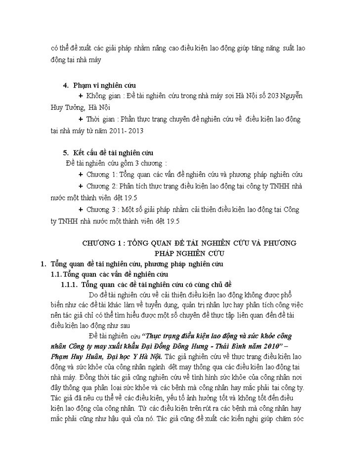 image for page Đánh giá thực trạng về điều kiện lao động tại công ty TNHH nhà nước một thành viên dệt 19