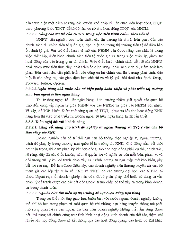 image for page Giải pháp mở rộng hoạt động thanh toán quốc tế theo phương thức tín dụng chứng từ tại chi nhánh techcombank hoàn kiếm ngân hàng tmcp kỹ thương việt nam