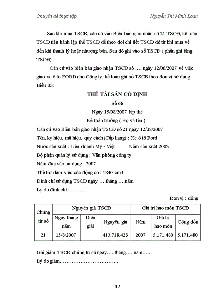 image for page Hoàn thiện kế toán TSCĐ tại công ty TNHH Đầu tư và Thương mại Việt Hoàn.