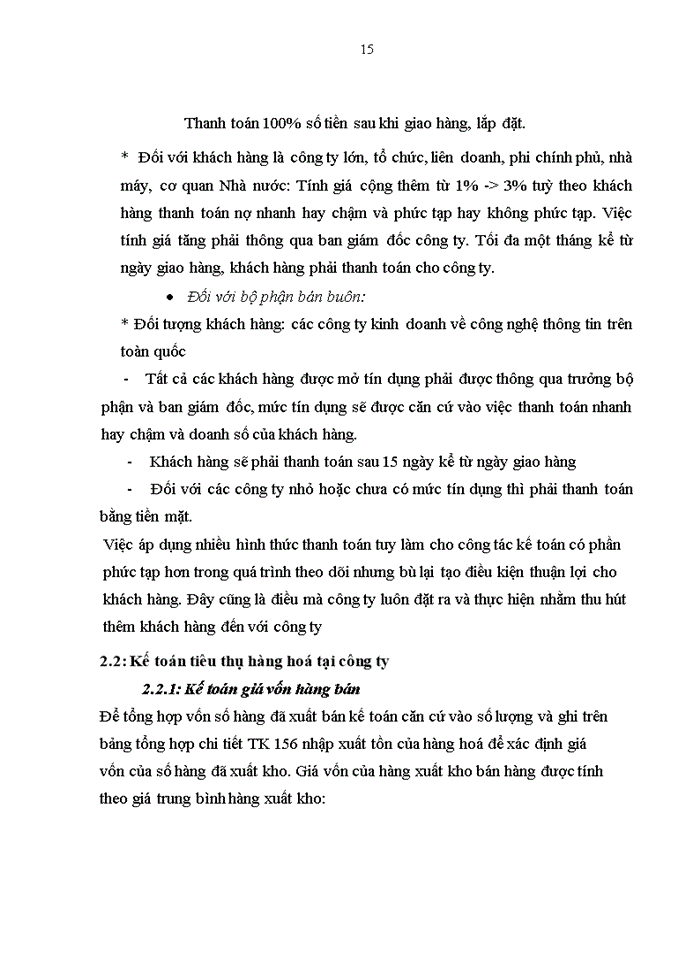 image for page Hoàn thiện kế toán tiêu thụ hàng hoá và xác định kết quả tiêu thụ hàng hoá tại công ty TNHH TM và Tin học Tinh Tú