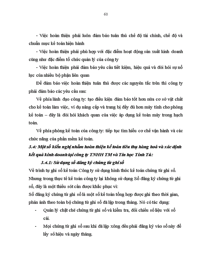 image for page Hoàn thiện kế toán tiêu thụ hàng hoá và xác định kết quả tiêu thụ hàng hoá tại công ty TNHH TM và Tin học Tinh Tú