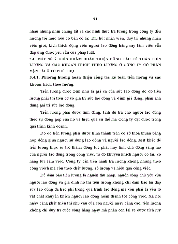 image for page Hoàn thiện công tác kế toán tiền lương và các khoản trích theo lương tại công ty cổ phần vận tải ô tô phú thọ