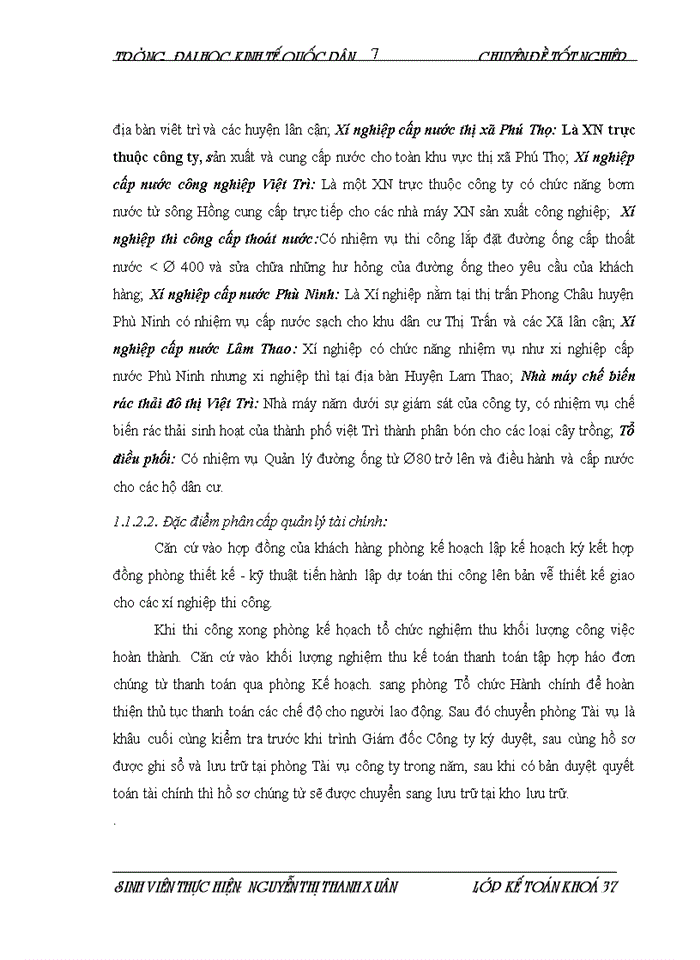 image for page Hoàn thiện công tác kế toán tài sản cố định hữu hình với những vấn đề quản lý và nâng cao hiệu quả sử dụng TSCĐ tại Công ty TNHH Nhà nước một thành viên cấp nư¬-ớc Phú Thọ