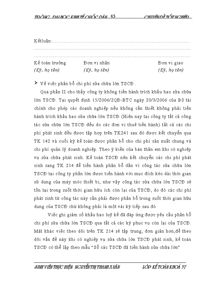 image for page Hoàn thiện công tác kế toán tài sản cố định hữu hình với những vấn đề quản lý và nâng cao hiệu quả sử dụng TSCĐ tại Công ty TNHH Nhà nước một thành viên cấp nư¬-ớc Phú Thọ