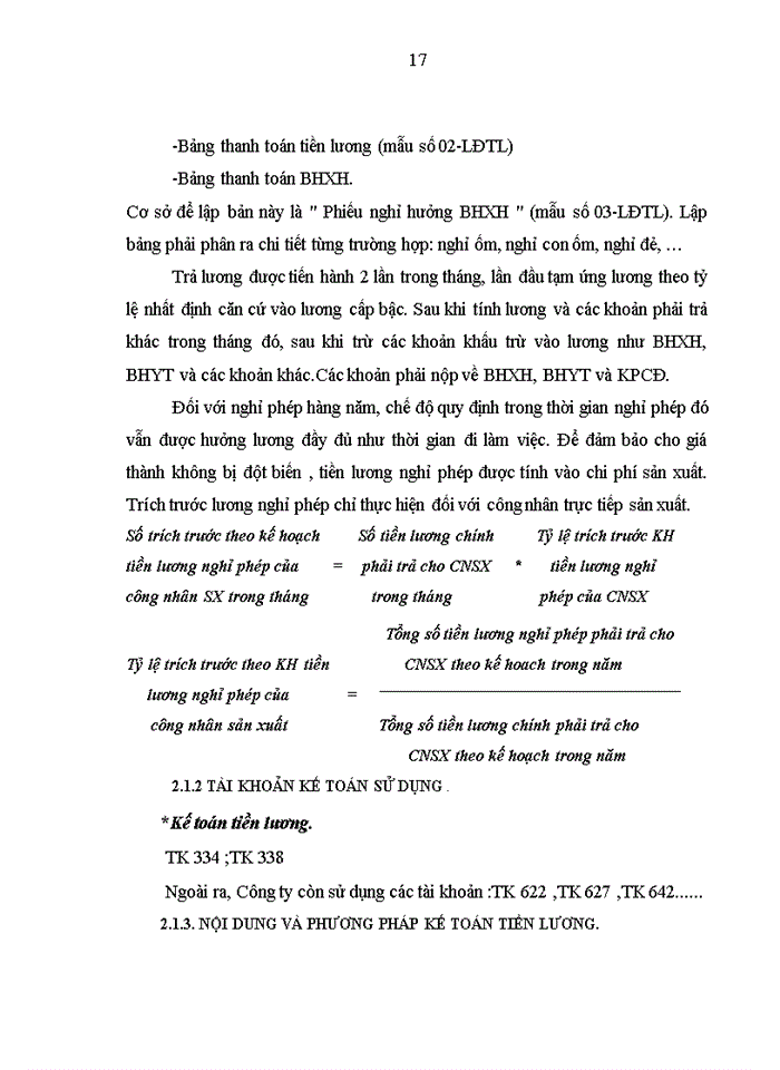 image for page Kế toán tiền lương và các khoản trích theo lương tại Công ty Cổ Phần Khoáng Sản Tây Bắc