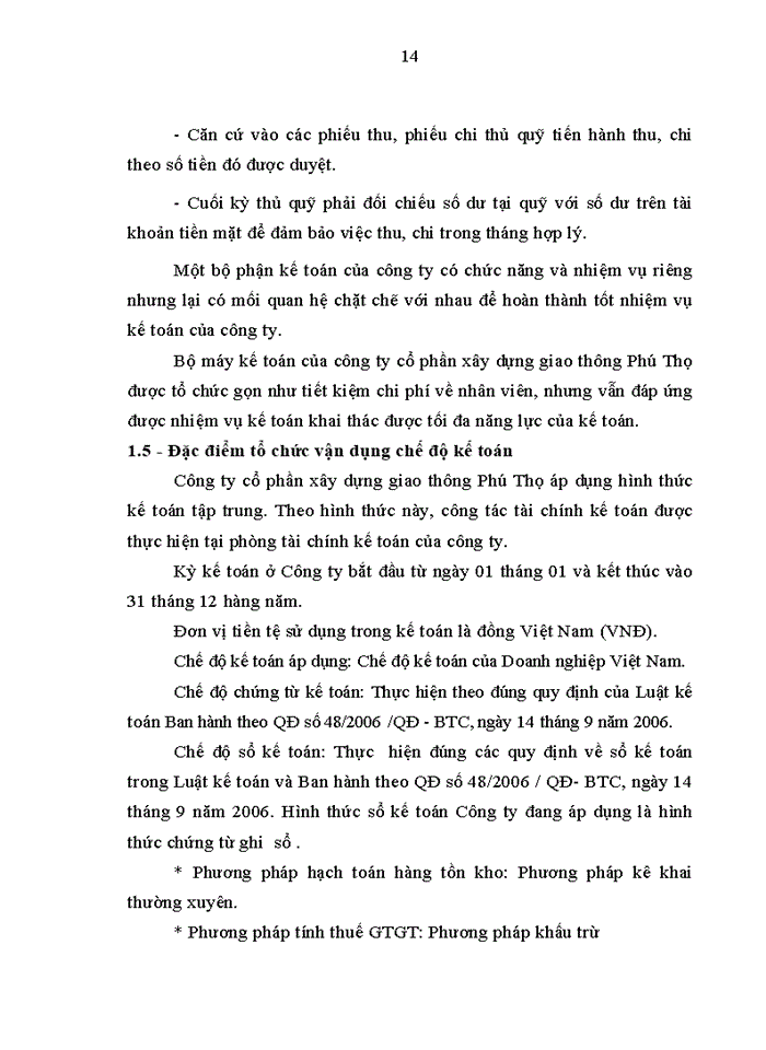 image for page Thực trạng công tác kế toán nguyên vật liệu tại công ty cổ phần Xây Dựng Giao Thông Phú Thọ