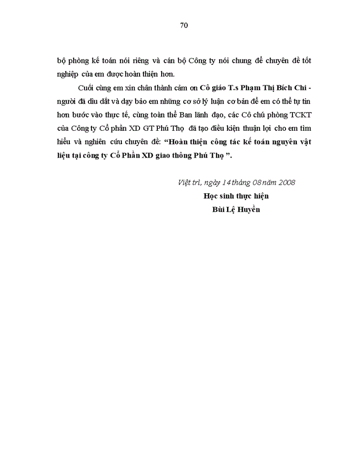 image for page Thực trạng công tác kế toán nguyên vật liệu tại công ty cổ phần Xây Dựng Giao Thông Phú Thọ