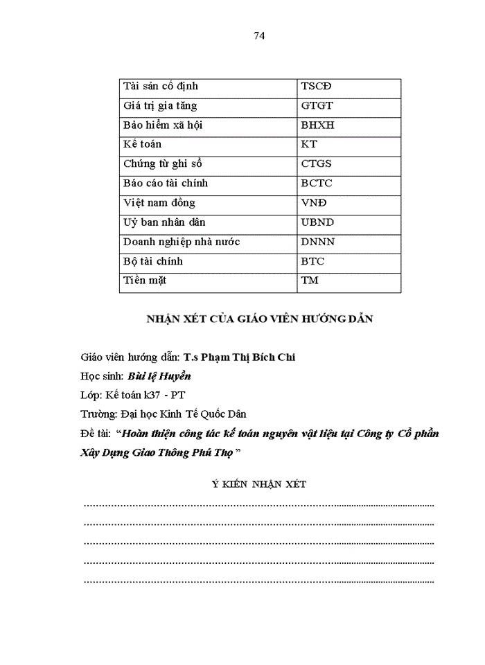 image for page Thực trạng công tác kế toán nguyên vật liệu tại công ty cổ phần Xây Dựng Giao Thông Phú Thọ