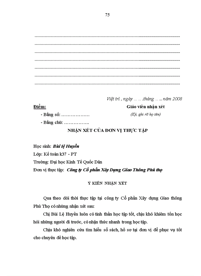 image for page Thực trạng công tác kế toán nguyên vật liệu tại công ty cổ phần Xây Dựng Giao Thông Phú Thọ