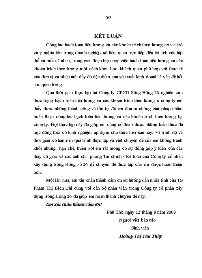 image for page Hoàn thiện kế toán tiền lương và các khoản trích theo lương tại công ty cổ phần xây dựng 26