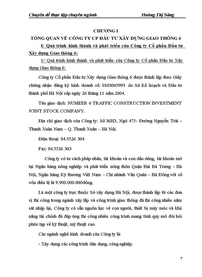 image for page Hoàn thiện công tác kế toán vật liệu, công cụ dụng cụ tại công ty cổ phần đầu tư  xây dựng giao thông 6