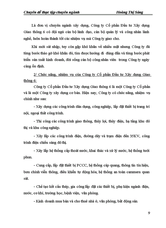 image for page Hoàn thiện công tác kế toán vật liệu, công cụ dụng cụ tại công ty cổ phần đầu tư  xây dựng giao thông 6