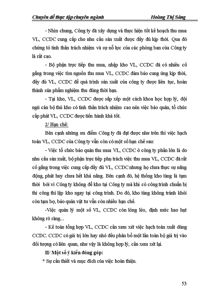 image for page Hoàn thiện công tác kế toán vật liệu, công cụ dụng cụ tại công ty cổ phần đầu tư  xây dựng giao thông 6