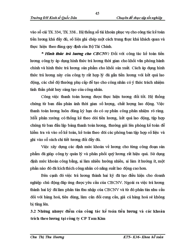 image for page Thực trạng công tác kế toán tiền lương và các khoản trích theo lương tại công ty cp tam kim