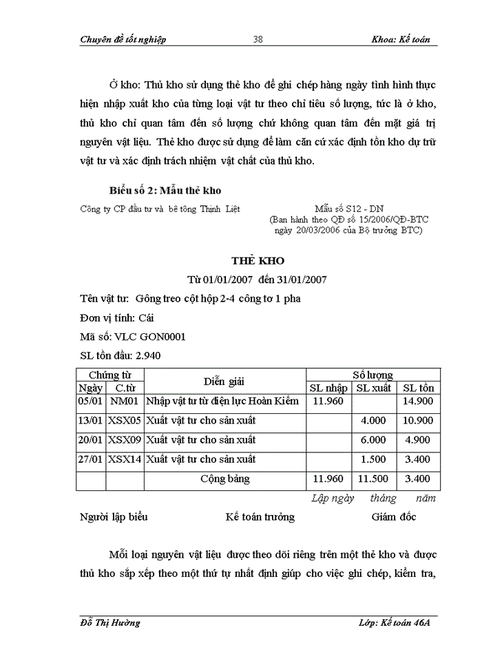 image for page Hoàn thiện kế toán nguyên vật liệu ở Công ty cổ phần đầu tư và bê tông Thịnh Liệt