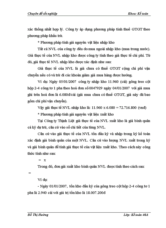 image for page Hoàn thiện kế toán nguyên vật liệu ở Công ty cổ phần đầu tư và bê tông Thịnh Liệt