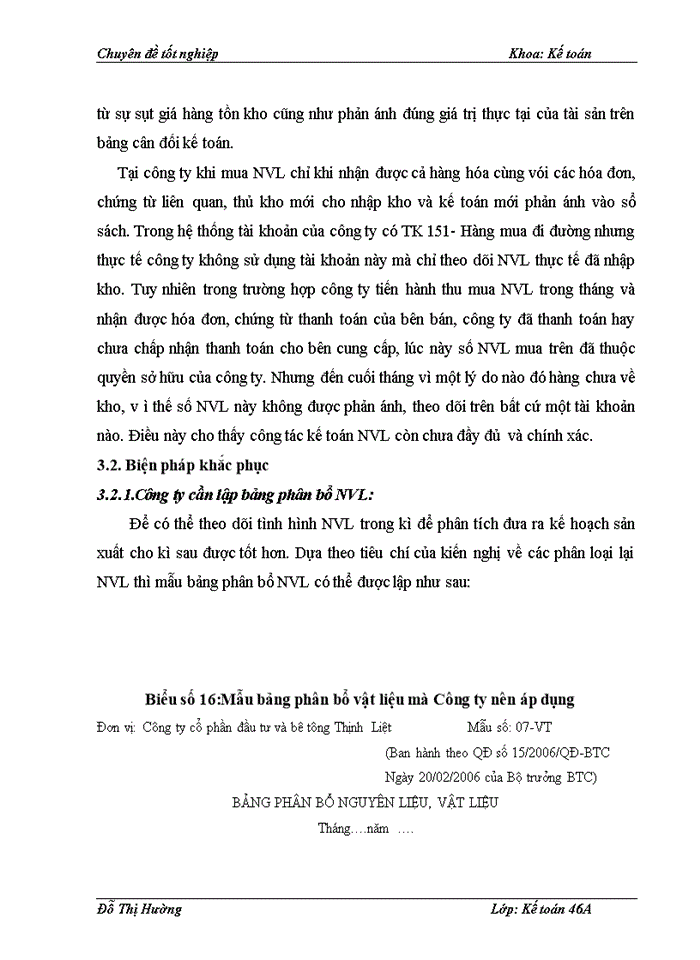 image for page Hoàn thiện kế toán nguyên vật liệu ở Công ty cổ phần đầu tư và bê tông Thịnh Liệt