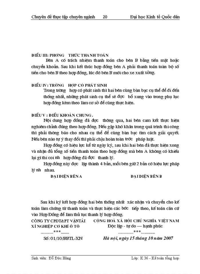 image for page Tổ chức kế toán tập hợp chi phí sản xuất và tính giá thành sản phẩm tại Xí nghiệp cơ khí ô tô trực thuộc công ty cổ phần đầu tư & phát triển vận tải