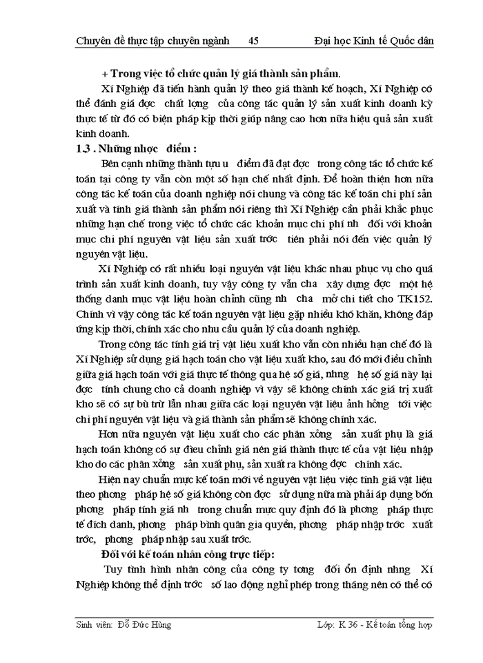 image for page Tổ chức kế toán tập hợp chi phí sản xuất và tính giá thành sản phẩm tại Xí nghiệp cơ khí ô tô trực thuộc công ty cổ phần đầu tư & phát triển vận tải