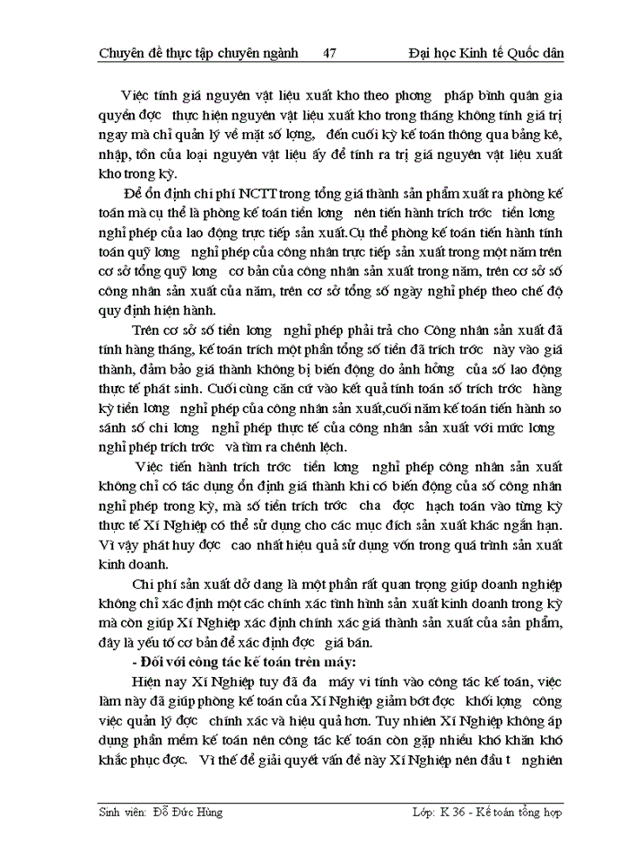 image for page Tổ chức kế toán tập hợp chi phí sản xuất và tính giá thành sản phẩm tại Xí nghiệp cơ khí ô tô trực thuộc công ty cổ phần đầu tư & phát triển vận tải