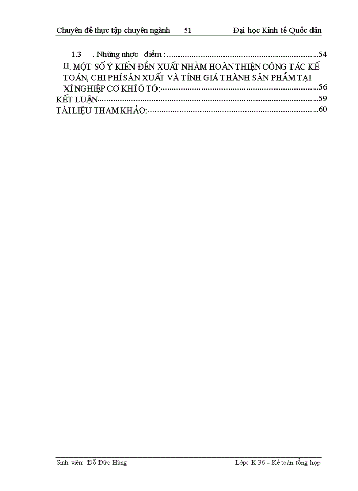 image for page Tổ chức kế toán tập hợp chi phí sản xuất và tính giá thành sản phẩm tại Xí nghiệp cơ khí ô tô trực thuộc công ty cổ phần đầu tư & phát triển vận tải