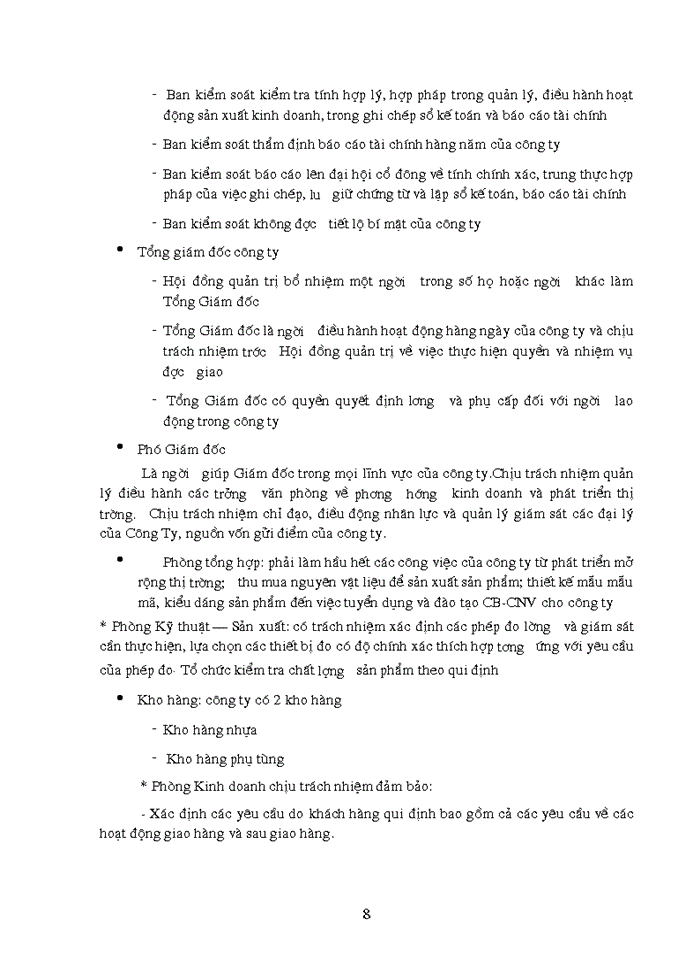 image for page Tổ chức hạch toán lao động – tiền lương và các khoản trích phải nộp theo lương tại Công ty Cổ Phần Nhựa Quang Huy năm 2006