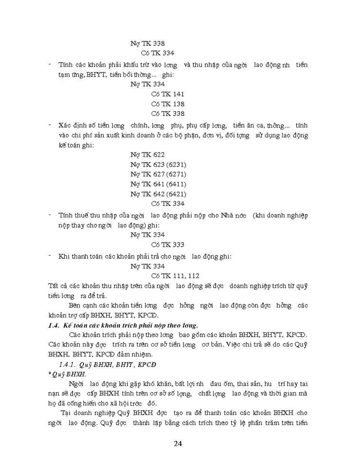 image for page Tổ chức hạch toán lao động – tiền lương và các khoản trích phải nộp theo lương tại Công ty Cổ Phần Nhựa Quang Huy năm 2006