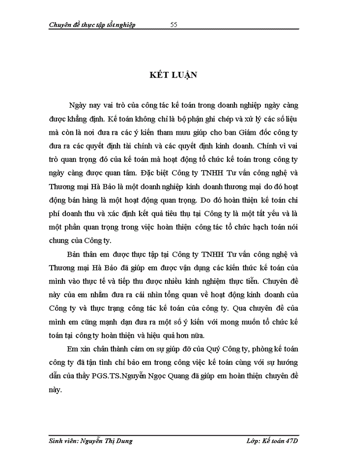 image for page Hoàn thiện kế toán chi phí, doanh thu và xác định kết quả tiêu thụ tại Công ty TNHH Tư vấn công nghệ và Thương mại Hà Bảo