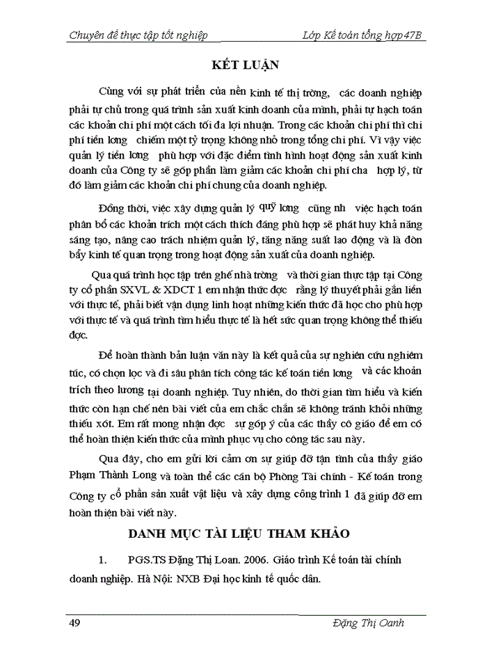 image for page Hoàn thiện kế toán tiền lương và các khoản trích theo lương tại Công ty cổ phần sản xuất vật liệu và xây dựng công trình 1