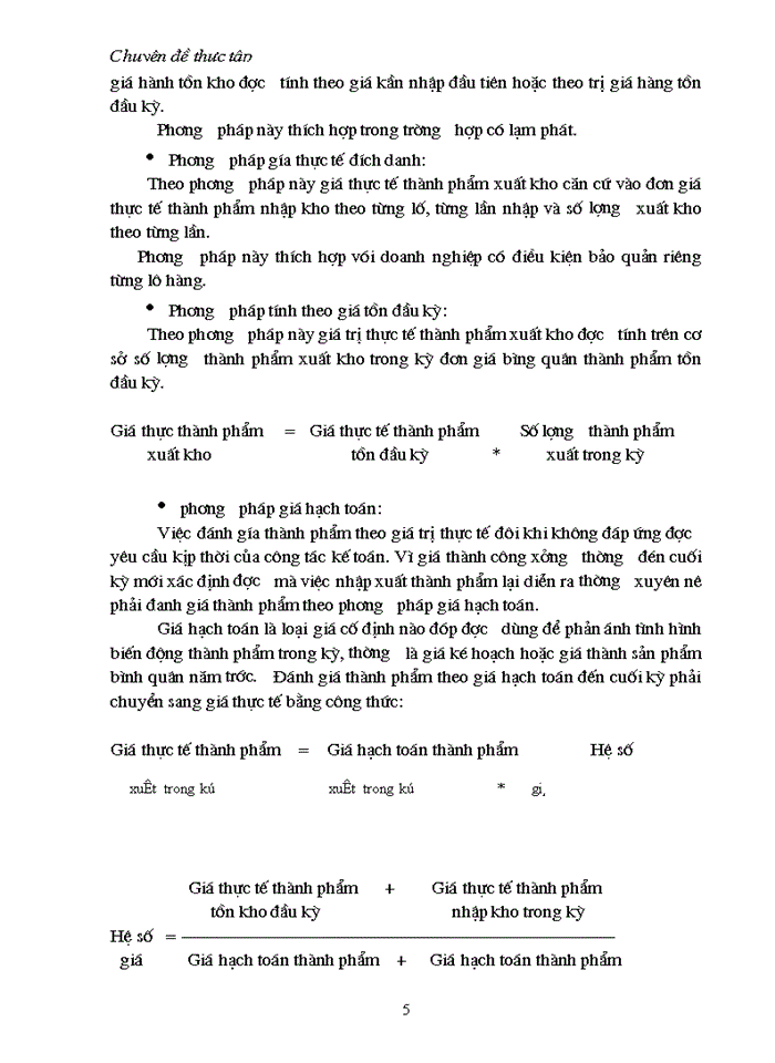 Kế toán thành phẩm, bán hàng và xác định kết quả kinh doanh tại Công ty TNHH t/m Quang Dũng miền bắc