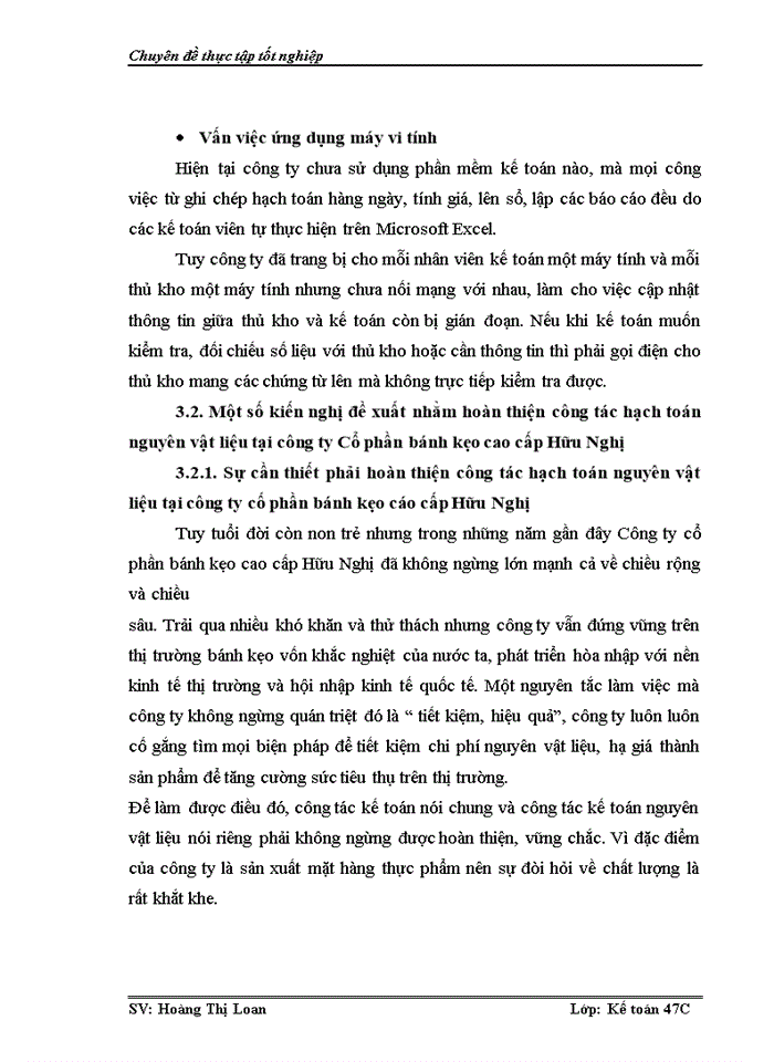 image for page Thực trạng tổ chức hạch toán nguyên vật liệu  tại công ty cổ phần bánh kẹo cao cấp Hữu Nghị