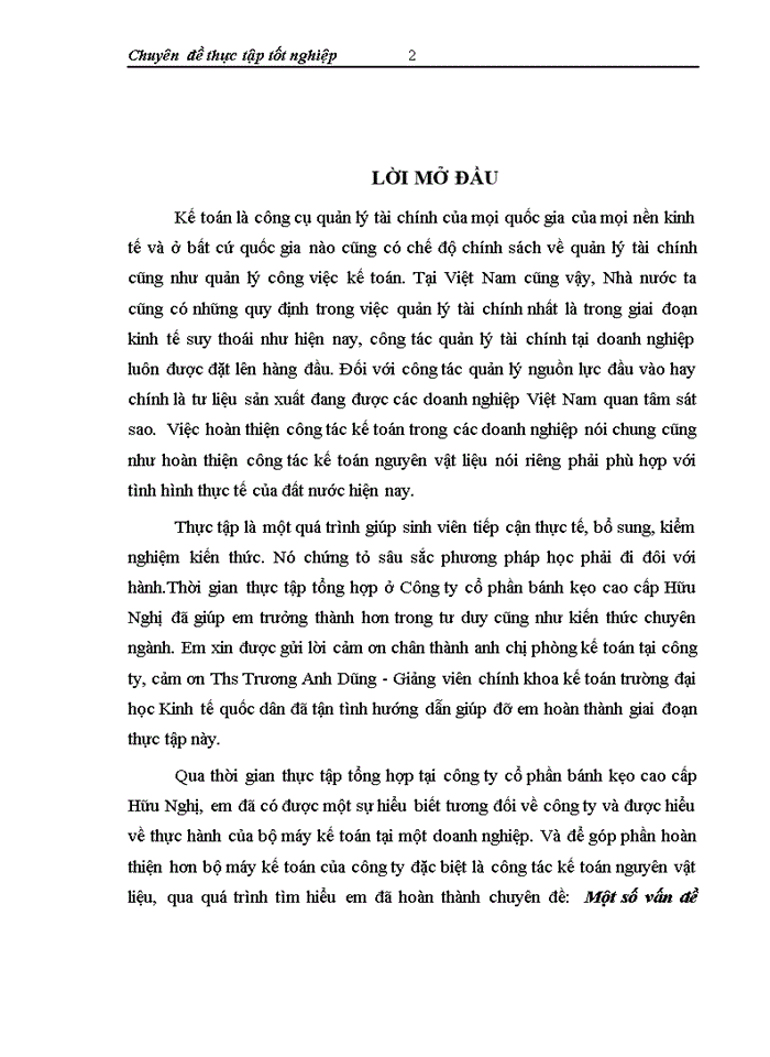 image for page Một số vấn đề  hoàn thiện công tác kế toán nguyên vật liệu tại công ty cổ phần bánh kẹo cao cấp Hữu Nghị.