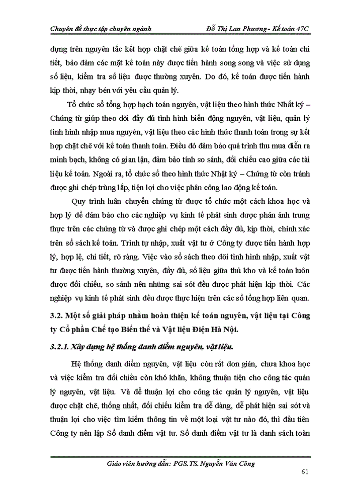 image for page Hoàn thiện kế toán nguyên, vật liệu tại công ty cổ phần chế tạo biến thế và vật liệu điện hà nội