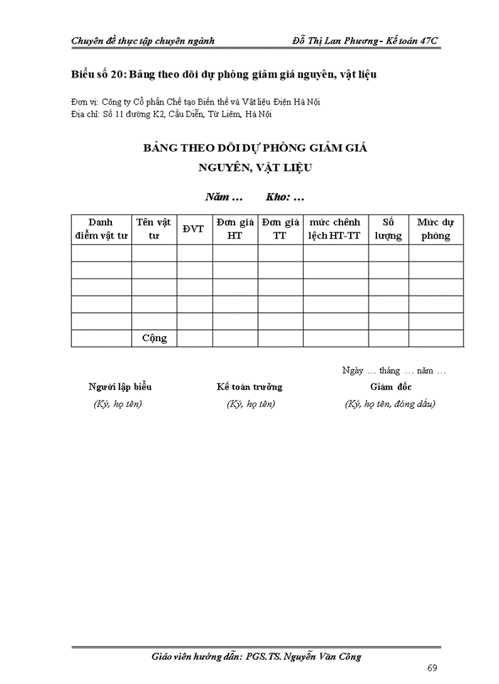 image for page Hoàn thiện kế toán nguyên, vật liệu tại công ty cổ phần chế tạo biến thế và vật liệu điện hà nội