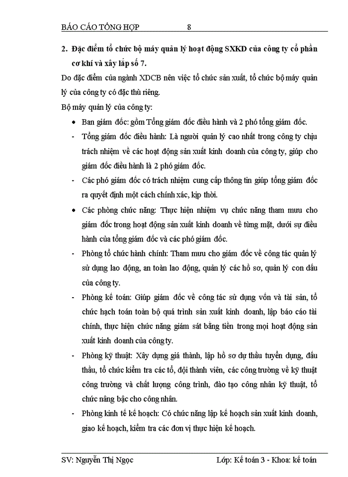image for page Hạch toán kế toán chi phí sản xuất và tính giá thành sản phẩm xây lắp tại công ty cổ phần cơ khí và xây lắp số 7