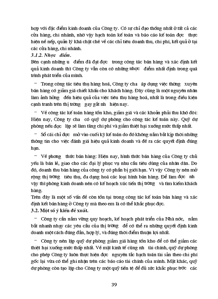 image for page Hoàn thiện kế toán bán hàng và xác định kết quả bán hàng tại Công ty TNHH  Thương mại và Dịch vụ Tân hy vọng