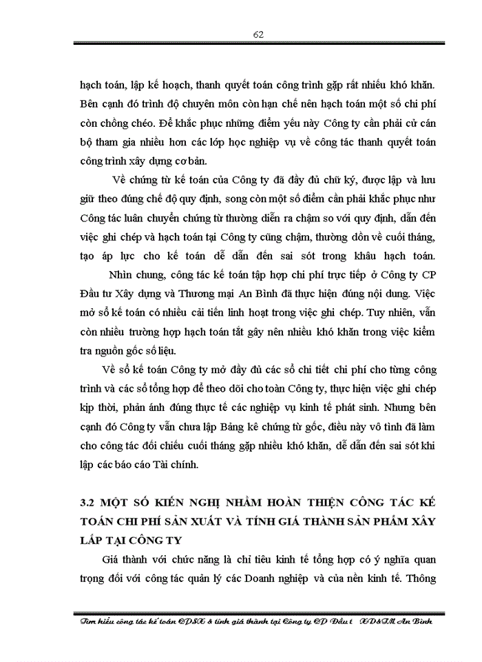 image for page Tìm hiểu công tác kế toán chi phí sản xuất và tính giá thành sản phẩm tại công ty cổ phần đầu tư xây dựng & thương mại an bình