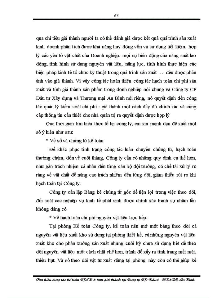 image for page Tìm hiểu công tác kế toán chi phí sản xuất và tính giá thành sản phẩm tại công ty cổ phần đầu tư xây dựng & thương mại an bình