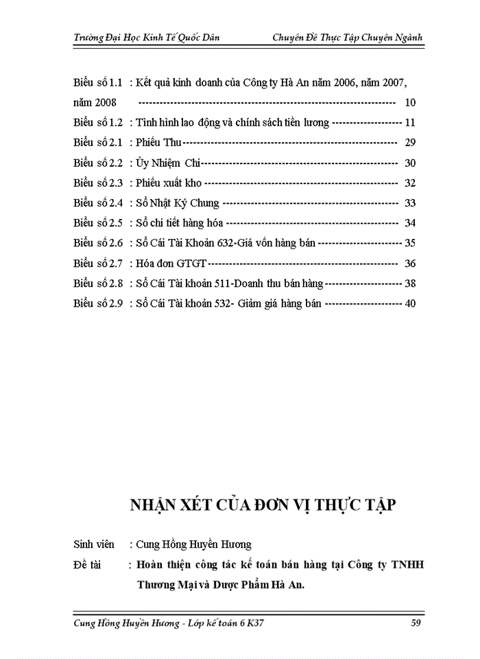image for page Hoàn thiện công tác kế toán bán hàng tại Công ty TNHH Thương Mại và Dược Phẩm Hà An