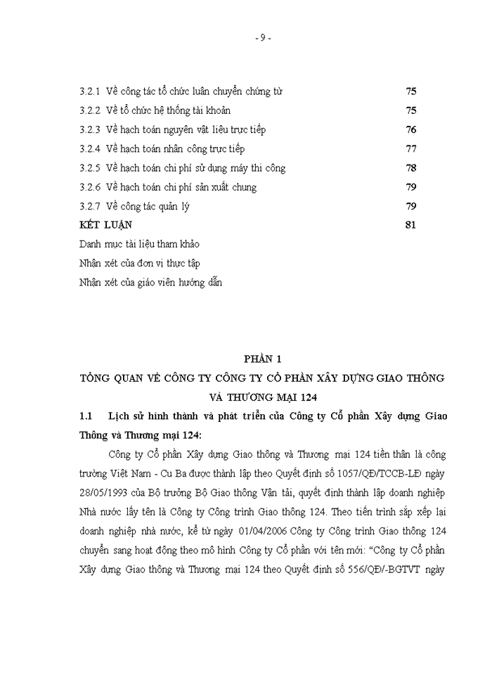 image for page Hoàn thiện công tác kế toán chi phí sản xuất và tính giá thành sản phẩm tại Công ty Cổ phần Xây dựng Giao thông và Thương Mại 124