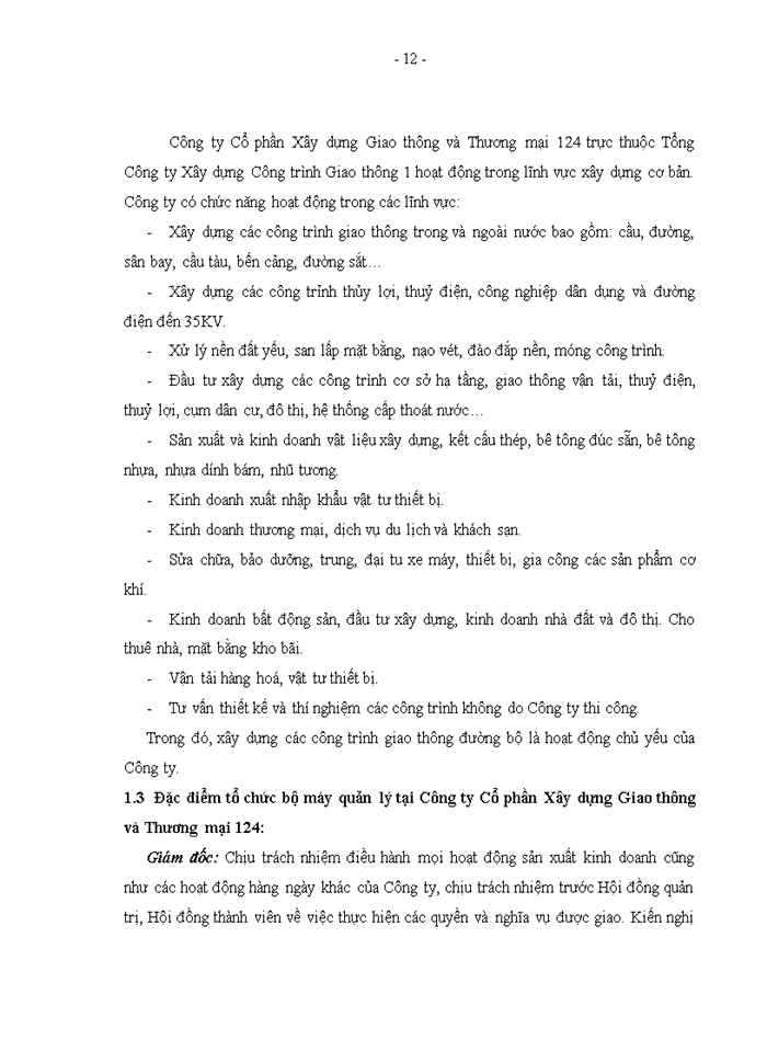 image for page Hoàn thiện công tác kế toán chi phí sản xuất và tính giá thành sản phẩm tại Công ty Cổ phần Xây dựng Giao thông và Thương Mại 124