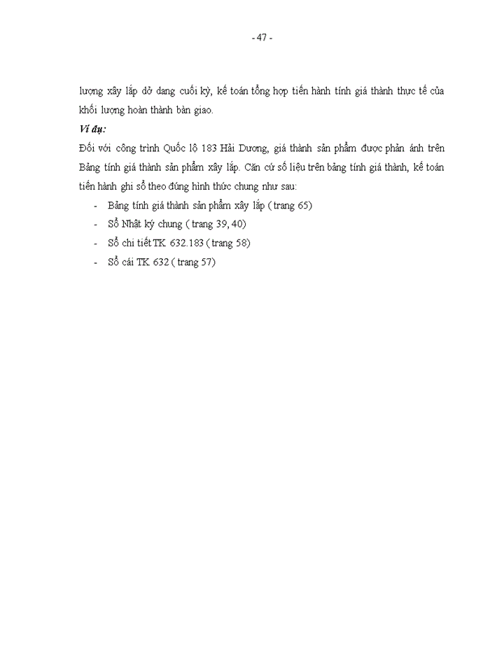image for page Hoàn thiện công tác kế toán chi phí sản xuất và tính giá thành sản phẩm tại Công ty Cổ phần Xây dựng Giao thông và Thương Mại 124