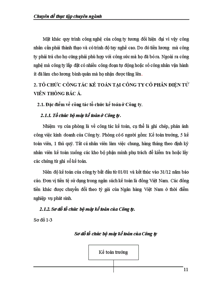 image for page Kế toán tiền lương và các khoản trích theo lương tại Công ty cổ phần điện tử viễn thông Bắc Á