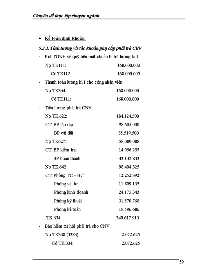 image for page Kế toán tiền lương và các khoản trích theo lương tại Công ty cổ phần điện tử viễn thông Bắc Á