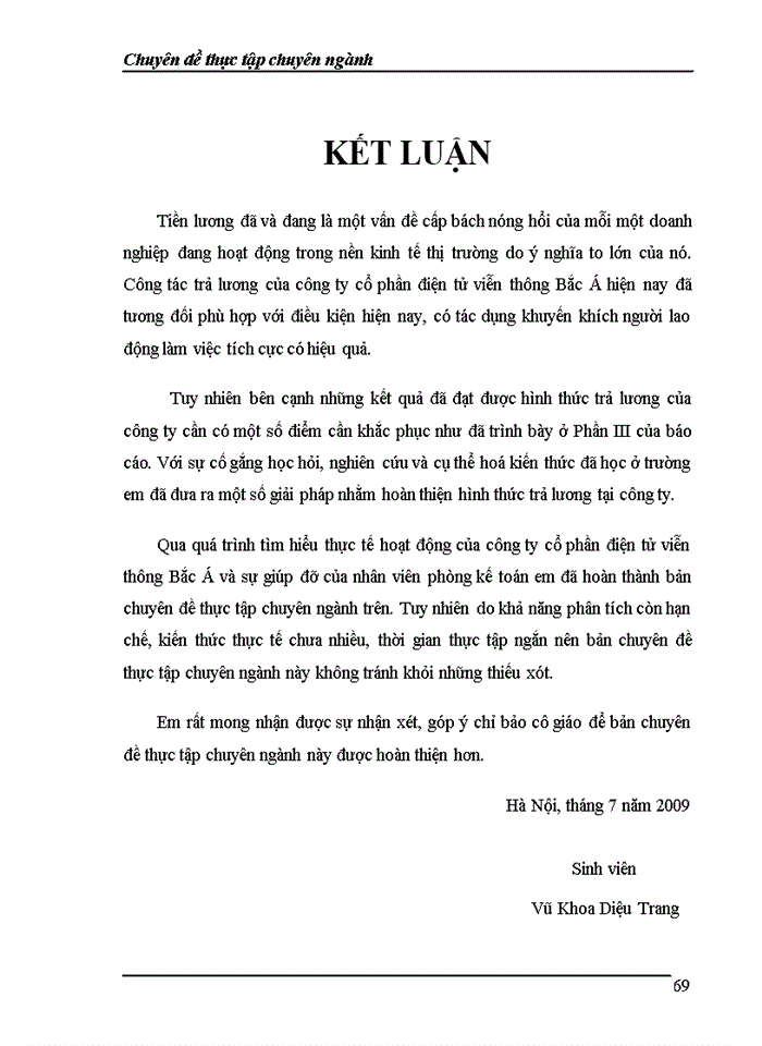 image for page Kế toán tiền lương và các khoản trích theo lương tại Công ty cổ phần điện tử viễn thông Bắc Á