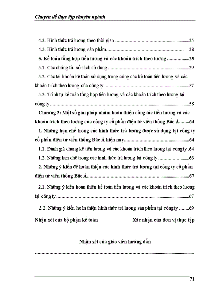 image for page Kế toán tiền lương và các khoản trích theo lương tại Công ty cổ phần điện tử viễn thông Bắc Á