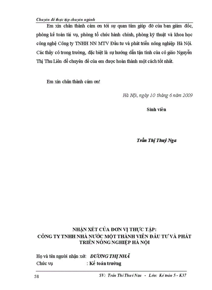 image for page Kế toán chi phí sản xuất và tính giá thành sản phẩm cây lúa tại công ty tnhh nhà nước một thành viên đầu tư & phát triển nông nghiệp hà nội