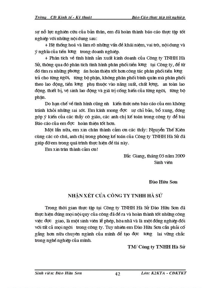 image for page Kế toán tiền lương và các khoản trích theo lương tại Công Ty TNHH Hà Sử