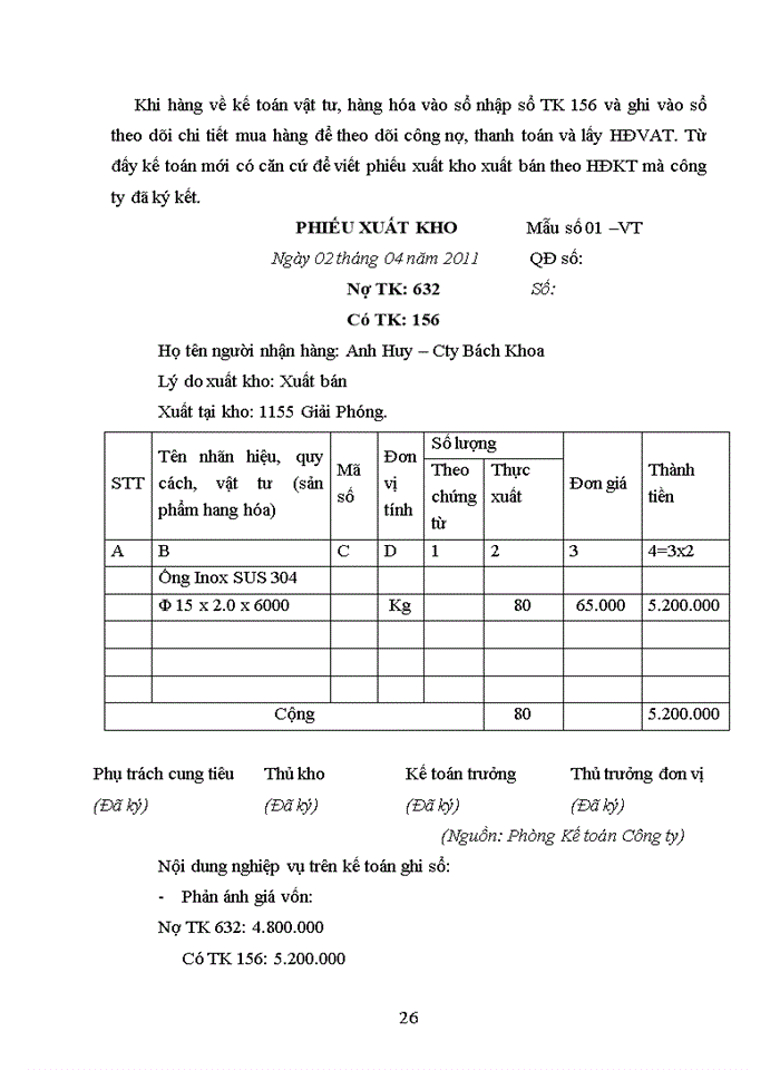 image for page Tổ chức công tác kế toán bán hàng và xác định kết quả bán hàng tại Công ty TNHH MTV kinh doanh thiết bị công nghiệp Hà Yến